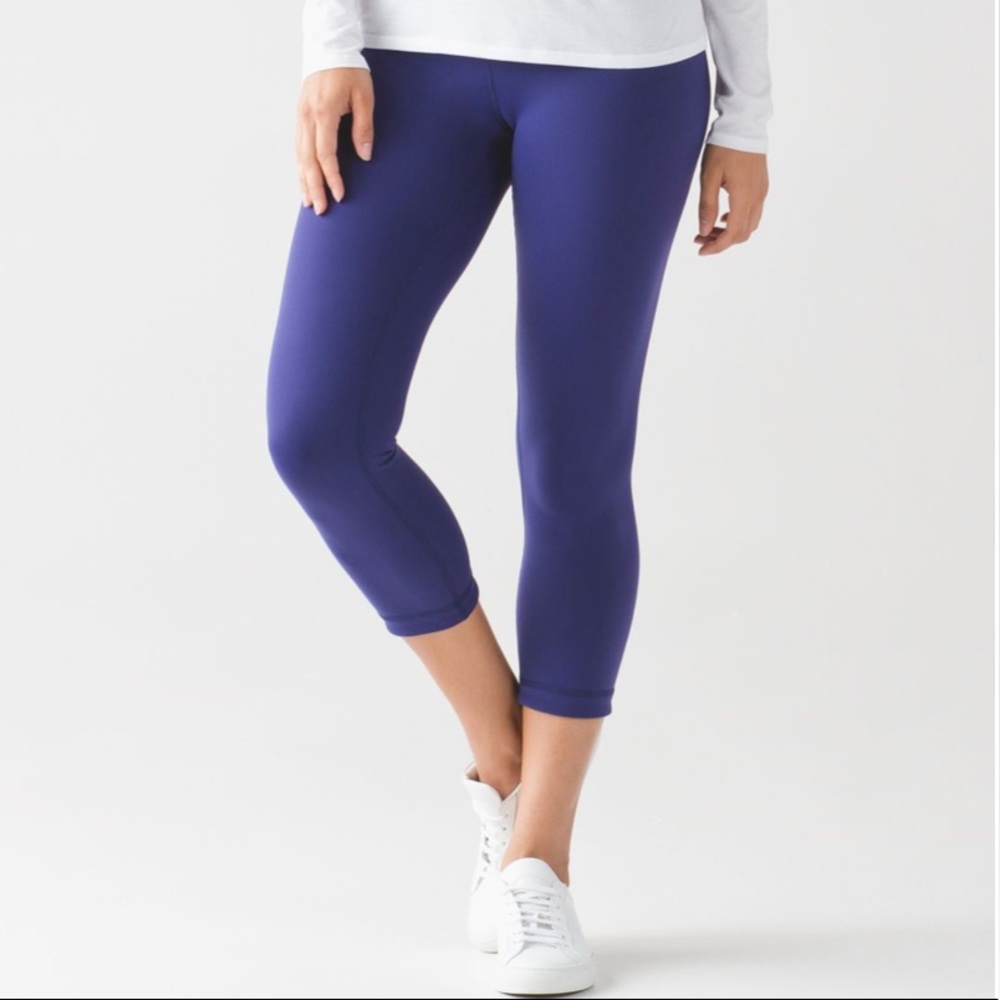 Lululemon Wunder Under Crops (Reversible)